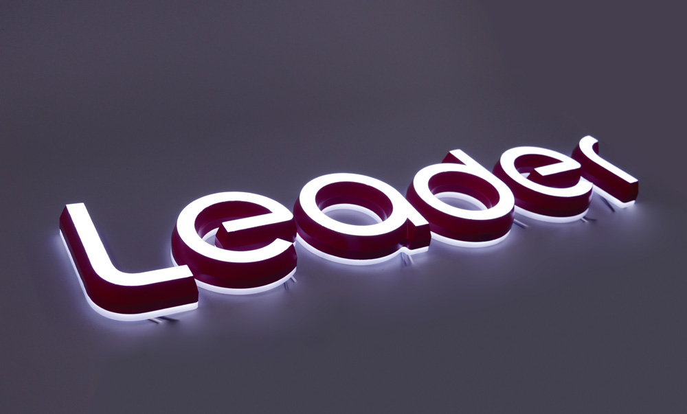 注塑迷你發(fā)光字 —— Leader